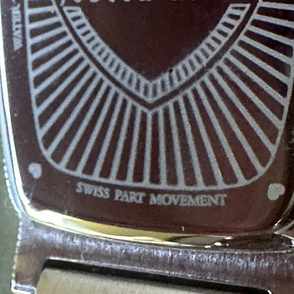 Judith Ripka pink crystal stainless steel watch - Picture 7 of 9